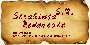 Strahinja Medarević vizit kartica